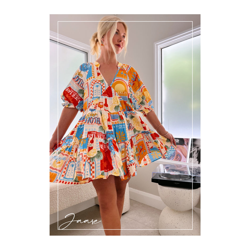 Sun Lounger || Petal Mini Dress by Jaase