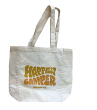 Load image into Gallery viewer, Happiest Camper || Canvas Tote

