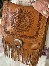 Load image into Gallery viewer, Mandala Leather Bag
