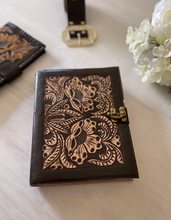 Load image into Gallery viewer, Sunflower Leather Journal
