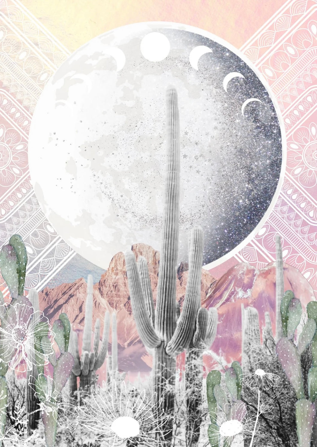 Desert Moon Print